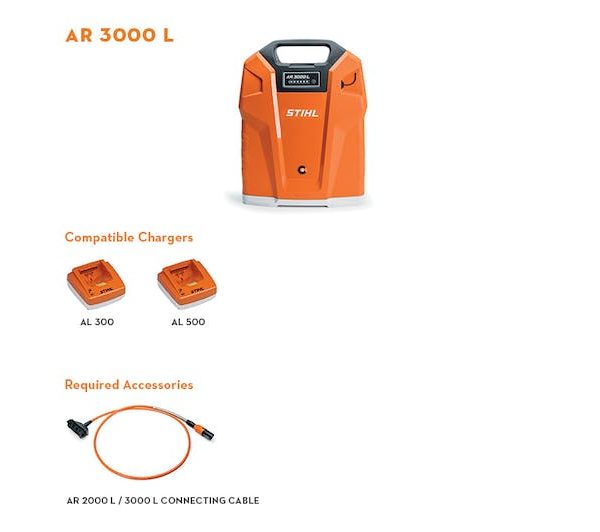 STIHL AR 3000 L Backpack Battery