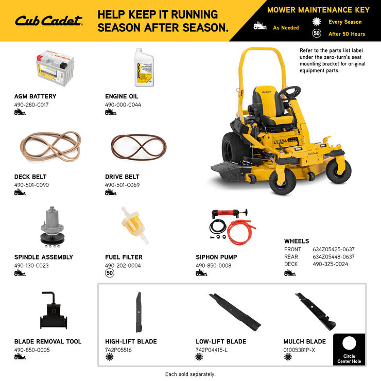 Cub Cadet ZTXS6 60 (47RICHB8A10) Cub Cadet ZTXS6 60 (47RICHB8A10)