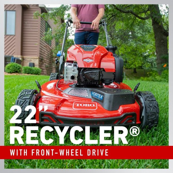 Toro 22 in. (56cm) Recycler® Self-Propel w/SmartStow® Gas Lawn Mower (21445)