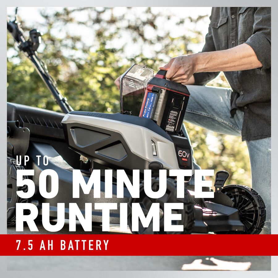 Toro 60V Max* 21 in. (53 cm) Super Recycler® w/Personal Pace® Lawn Mower - 7.5Ah Battery Included (21568)