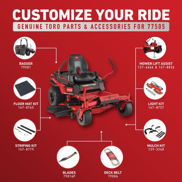 Toro 50 in. (127 cm) TimeCutter® Max Zero Turn Mower (77505)