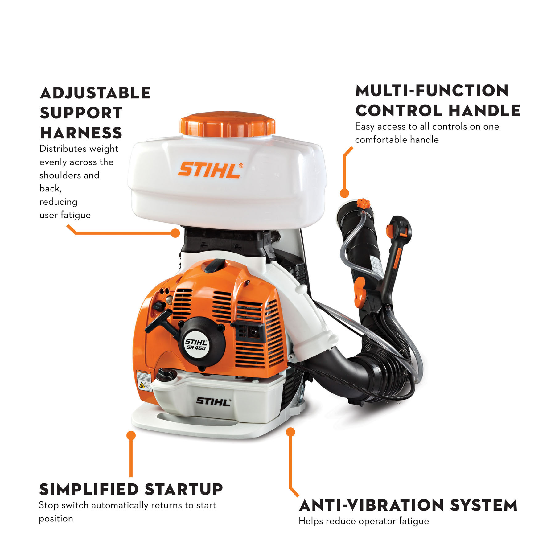 STIHL SR 450 Gasoline Backpack Sprayer