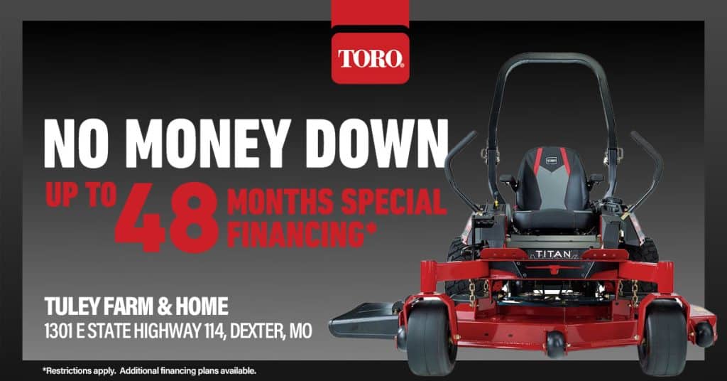 Toro Dealer in Dexter, MO