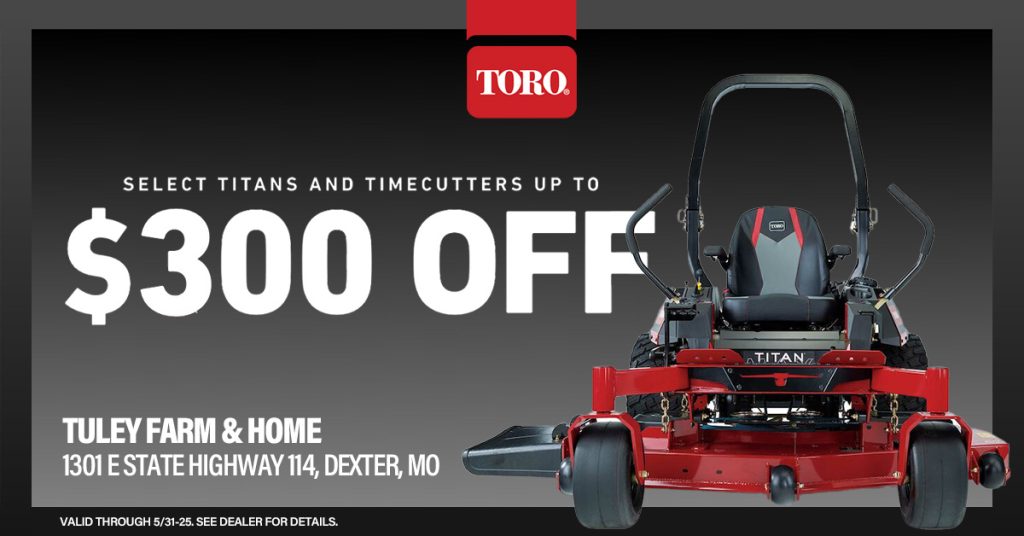 toro dealer in dexter, mo